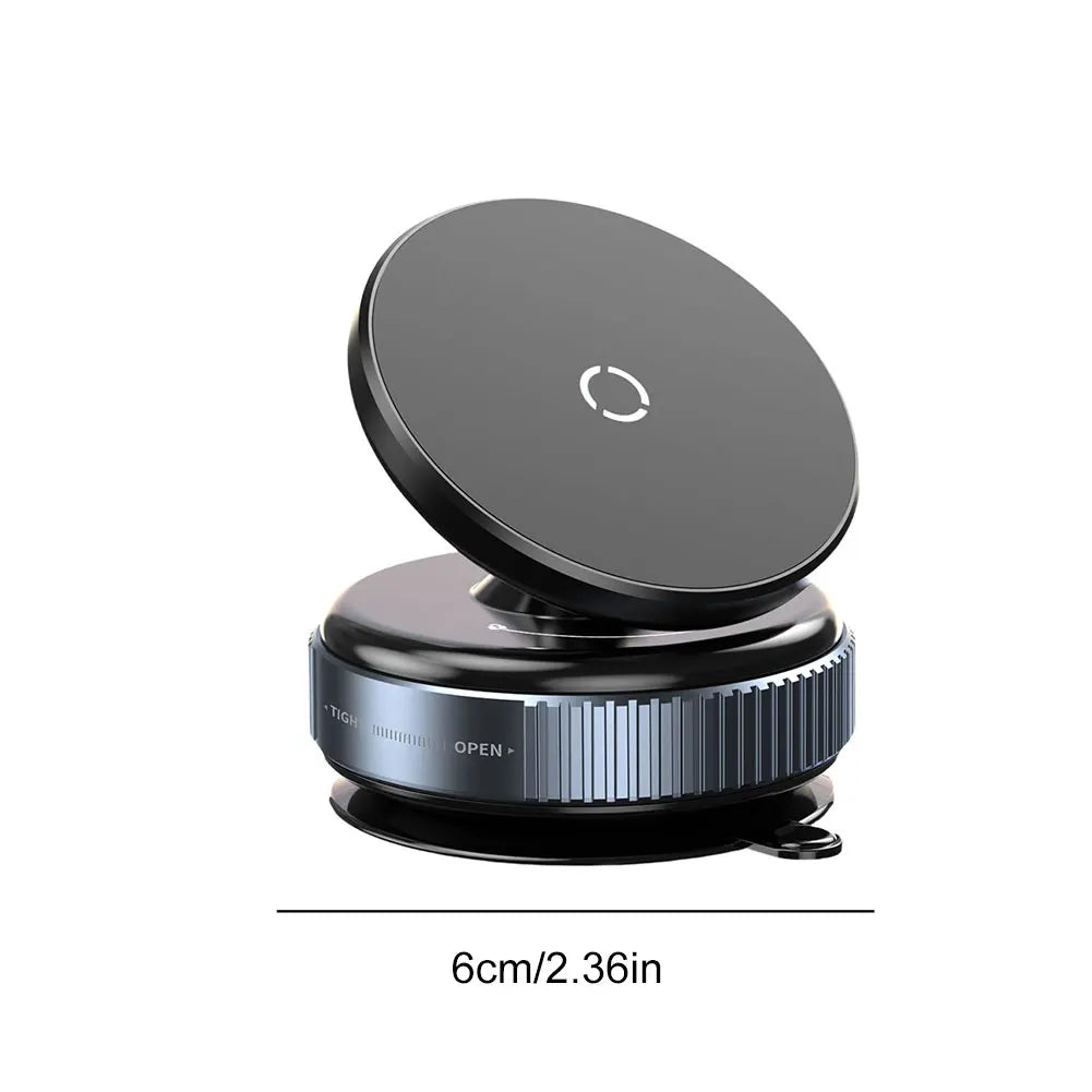360° Rotating Magnetic Car Phone Holder – Universal Navigation Stand with Suction Cup