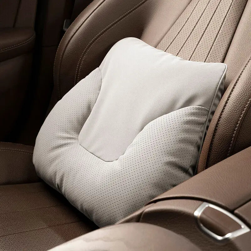 Car Neck Pillow Soft Comfort Auto Seat Waist Support Headrest Mat Travel Rest For Mercedes Benz Tesla Audi Interior Accessories