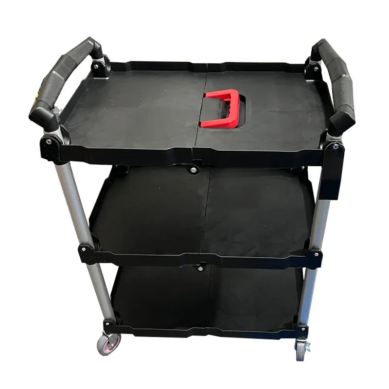 Foldable Auto Care Tool Trolley