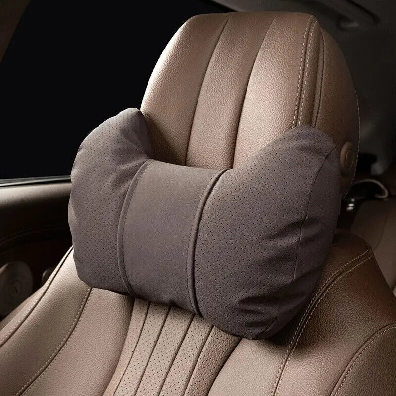 Car Neck Pillow Soft Comfort Auto Seat Waist Support Headrest Mat Travel Rest For Mercedes Benz Tesla Audi Interior Accessories