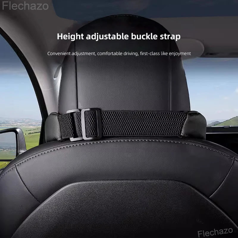 Tesla Leather Neck Support Pillow