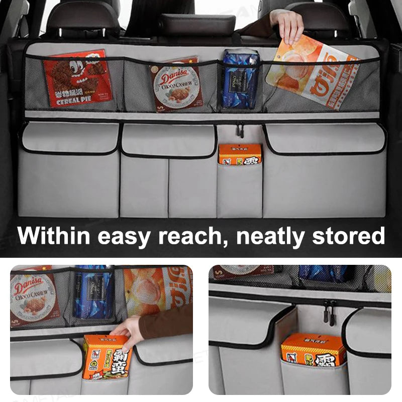 SEAMETAL Foldable Car Trunk & Seat Back Organizer