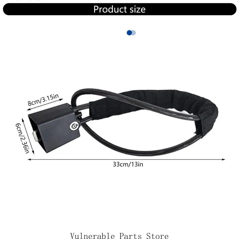 Universal Car Steering Wheel Lock Heavy Duty Anti Theft Security Device For Vehicles SUVs Compact Car Quick Installation