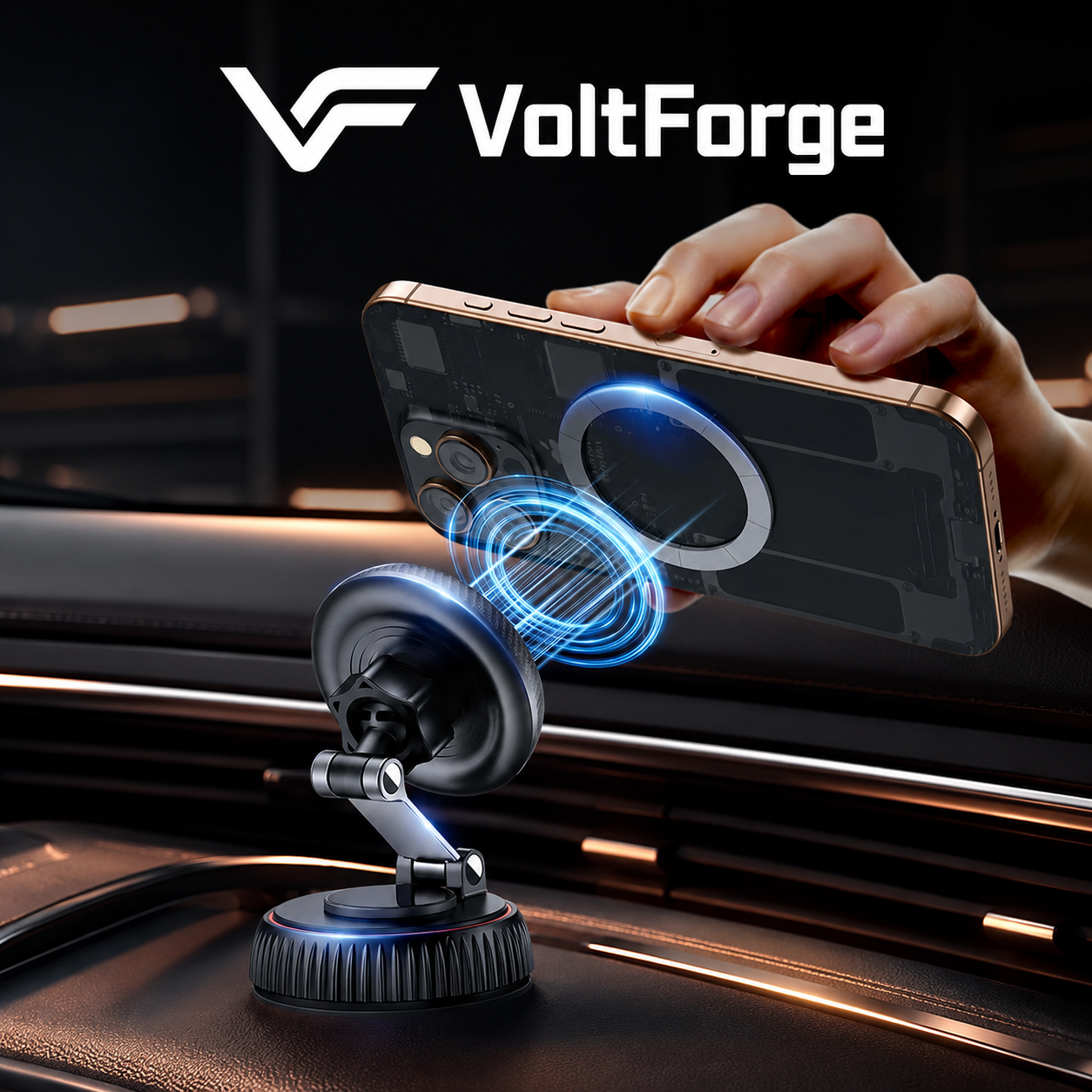 360 Degree Rotating Magnetic Phone Holder