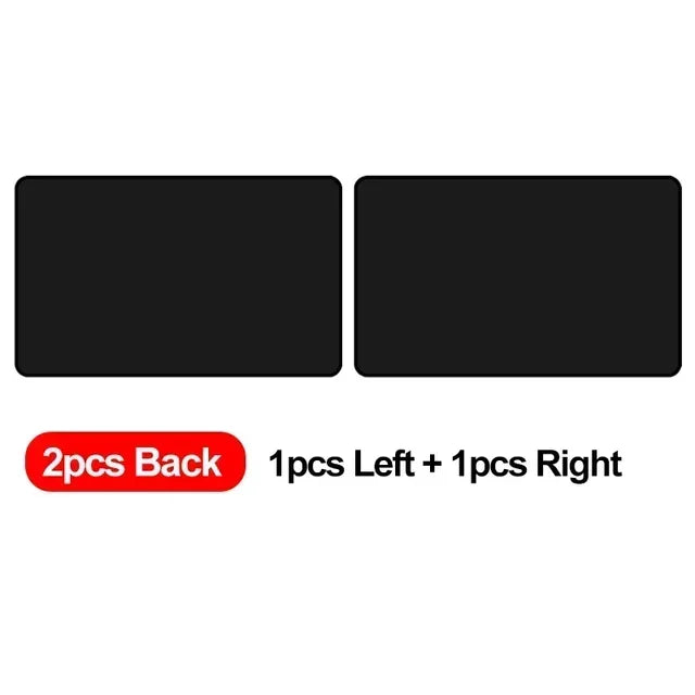 4-Pack Universal Car Window Sun Shade – UV Protection Curtain & Visor Film