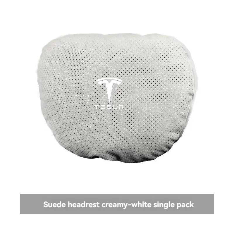 Tesla Car Neck & Lumbar Support Pillow – Compatible with Model 3, Y, S, X, and S-Class