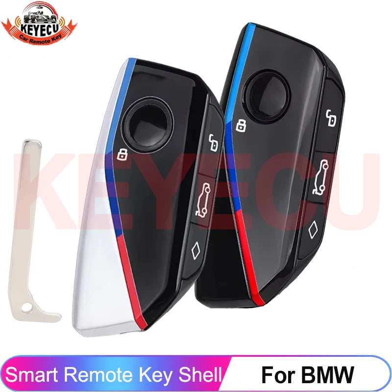 4 Buttons Car Remote Case Cover For BMW i7 X7 G07 LCI iX I20 X1 U11 7 Series G70 G09 XM U06 G81 M3 Auto Smart Key Shell Fob