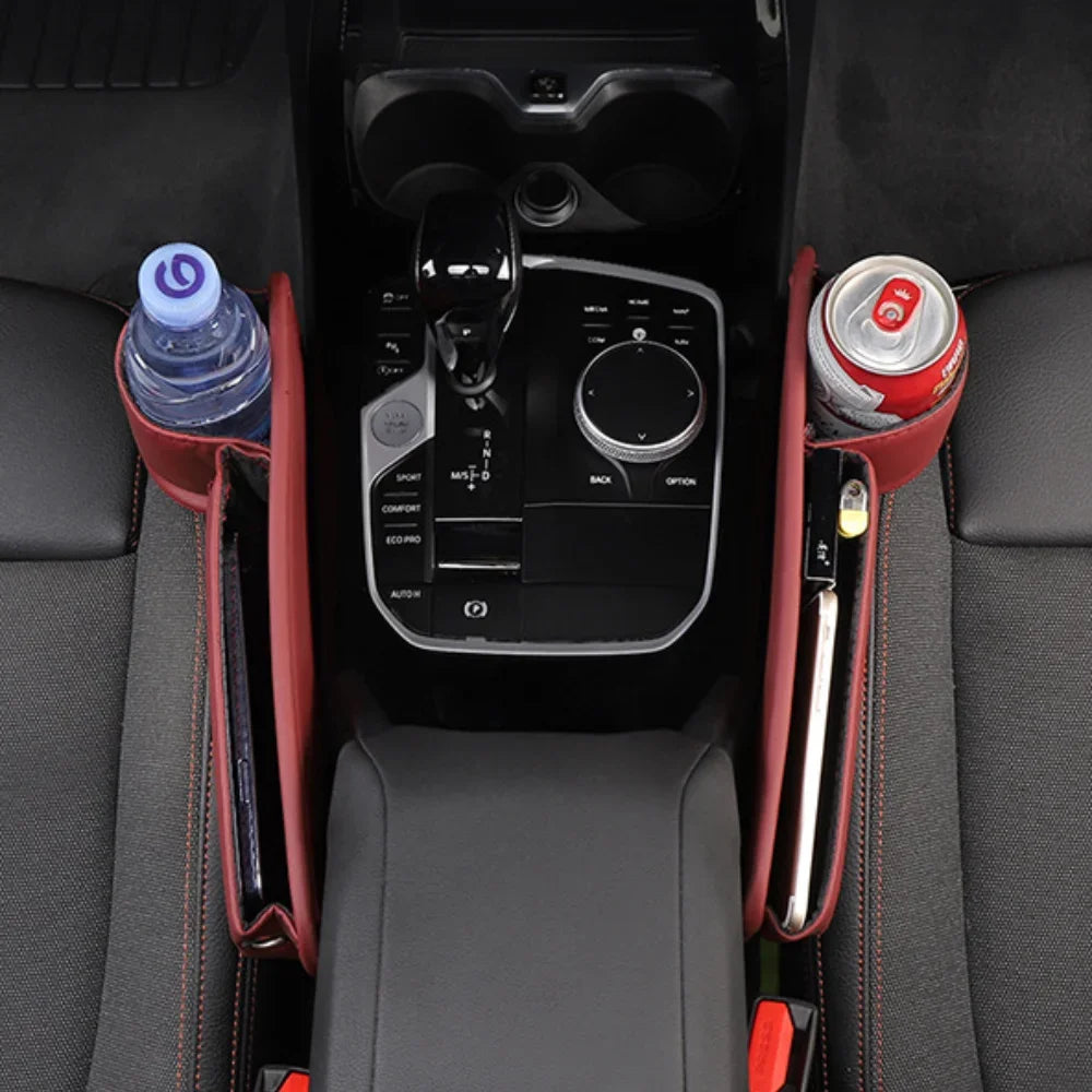 Car Seat Gap Organizer Storage Box Pocket Multifunction Universal Wallet Keys Card Cup Phone Holder Auto Interior Accessories