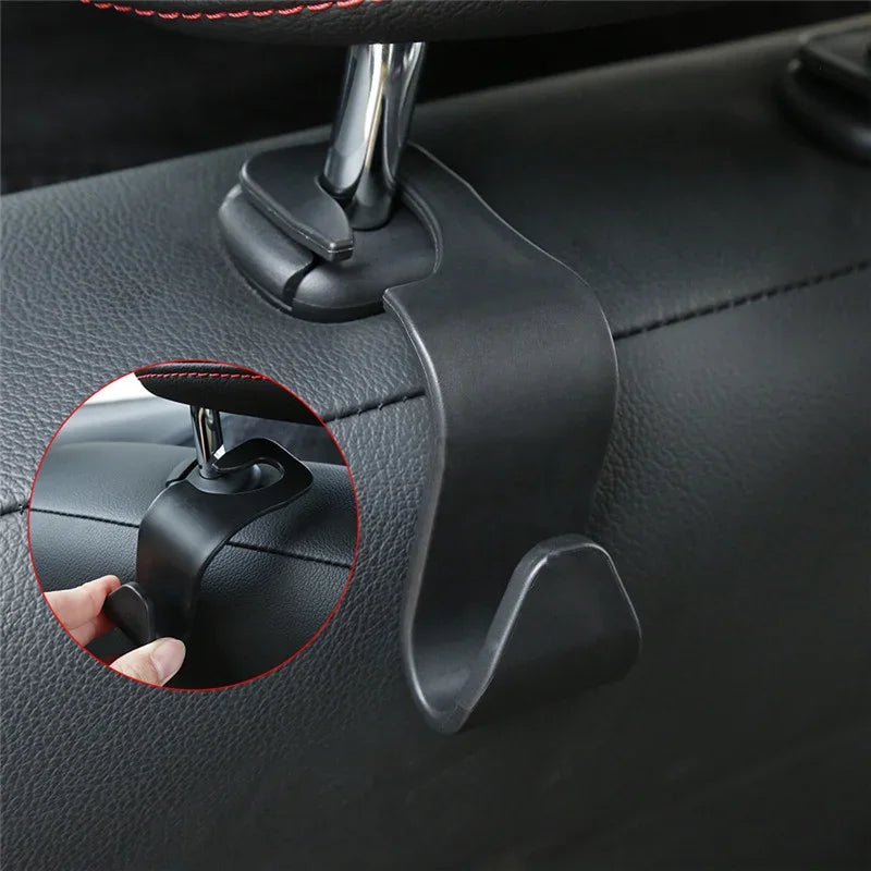 Universal Car Seat Headrest Hook – Back Seat Storage Hanger