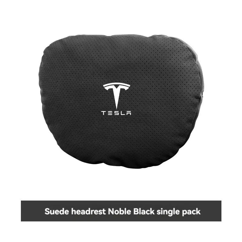 Tesla Car Neck & Lumbar Support Pillow – Compatible with Model 3, Y, S, X, and S-Class