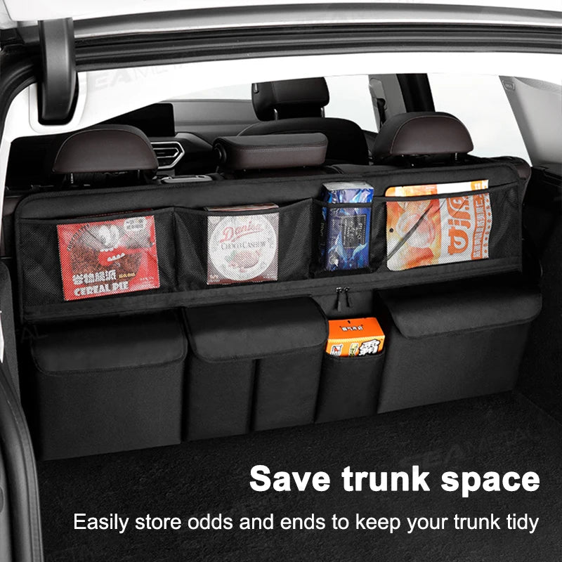 SEAMETAL Foldable Car Trunk & Seat Back Organizer