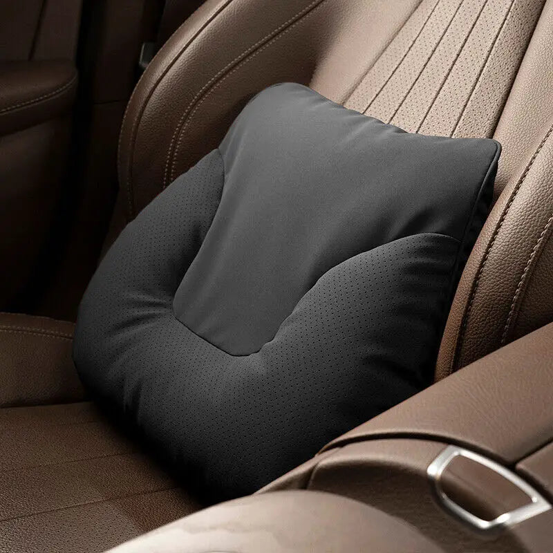 Car Neck Pillow Soft Comfort Auto Seat Waist Support Headrest Mat Travel Rest For Mercedes Benz Tesla Audi Interior Accessories