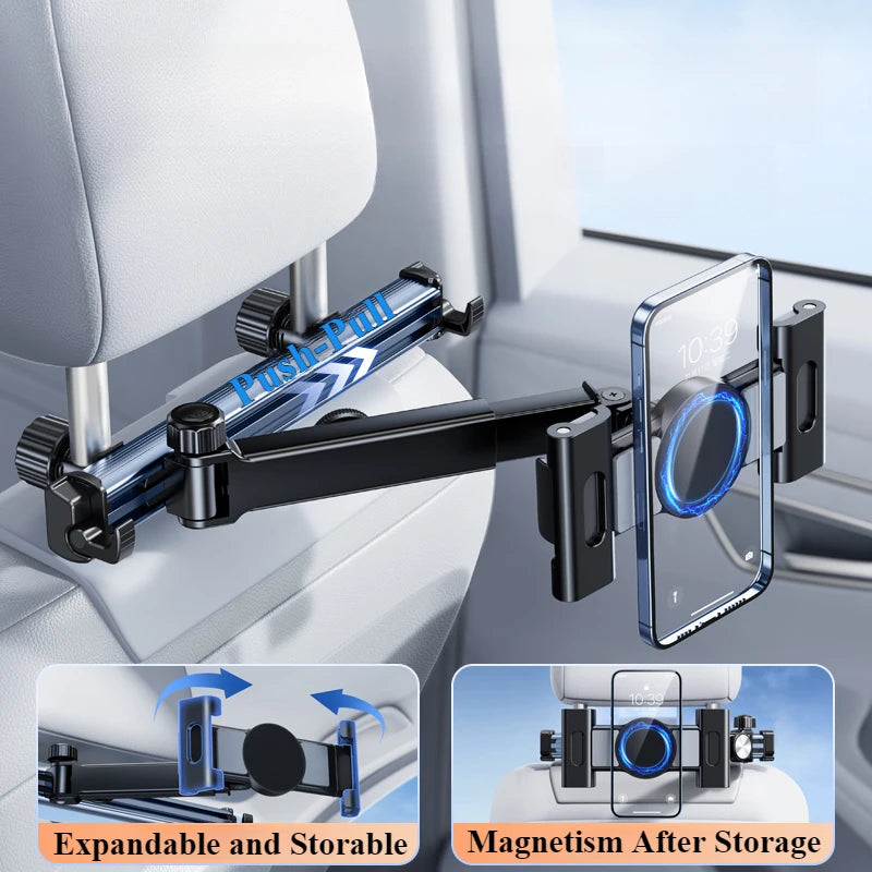 Adjustable Magnetic Car Tablet & Phone Holder