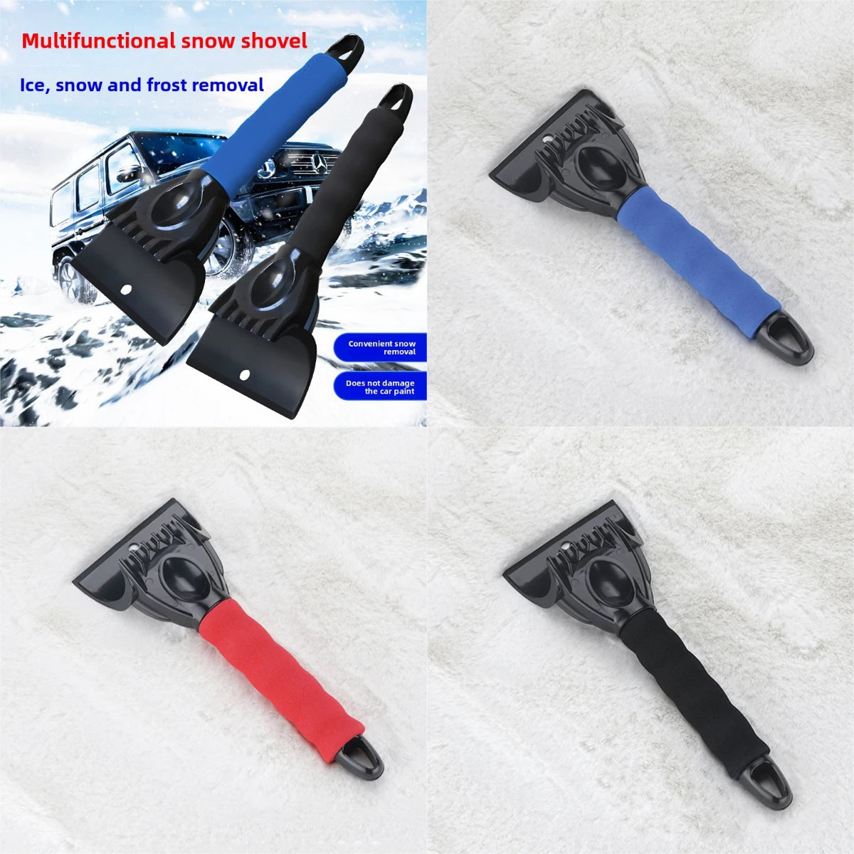 Car Snow Removal and Ice Scraper Tool