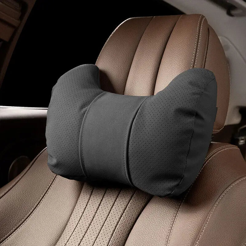 Car Neck Pillow Soft Comfort Auto Seat Waist Support Headrest Mat Travel Rest For Mercedes Benz Tesla Audi Interior Accessories