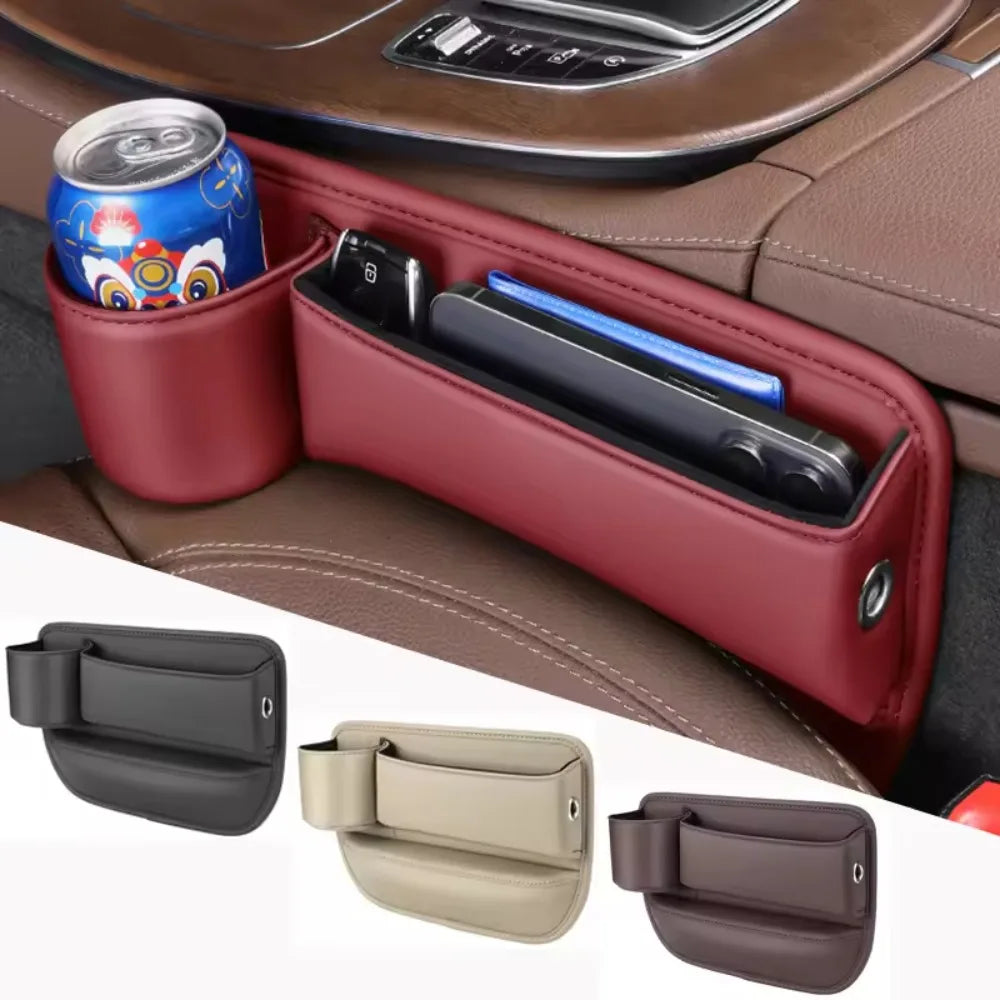 Car Seat Gap Organizer Storage Box Pocket Multifunction Universal Wallet Keys Card Cup Phone Holder Auto Interior Accessories