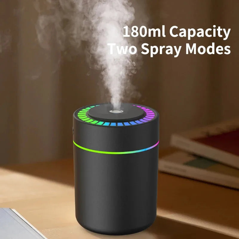 Mini 180ML USB Humidifier Aroma Diffuser for Home/Car