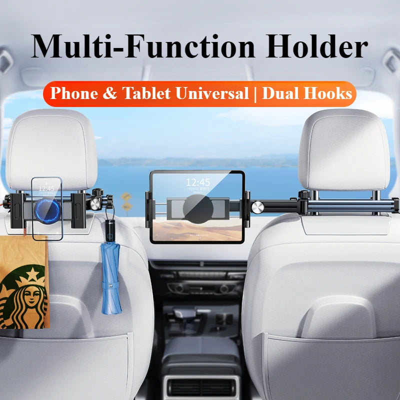 Adjustable Magnetic Car Tablet & Phone Holder