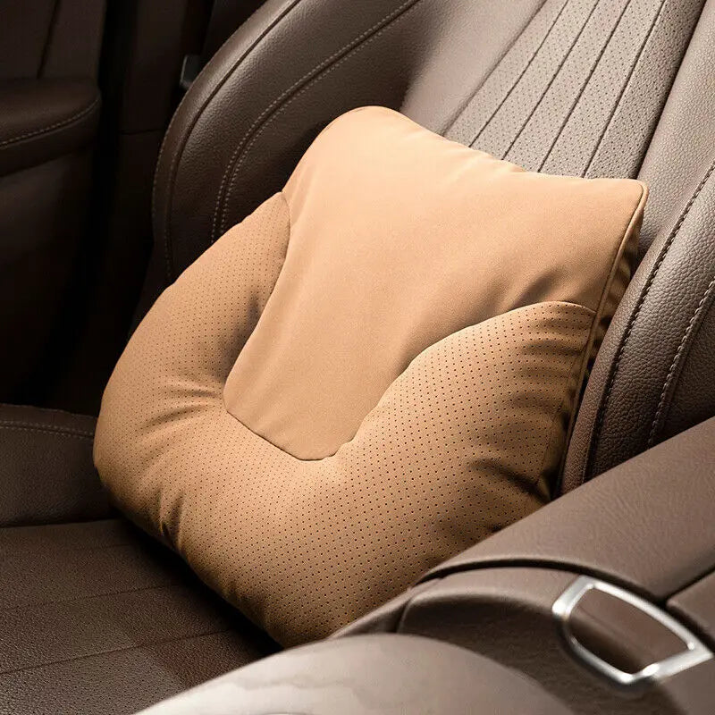 Car Neck Pillow Soft Comfort Auto Seat Waist Support Headrest Mat Travel Rest For Mercedes Benz Tesla Audi Interior Accessories