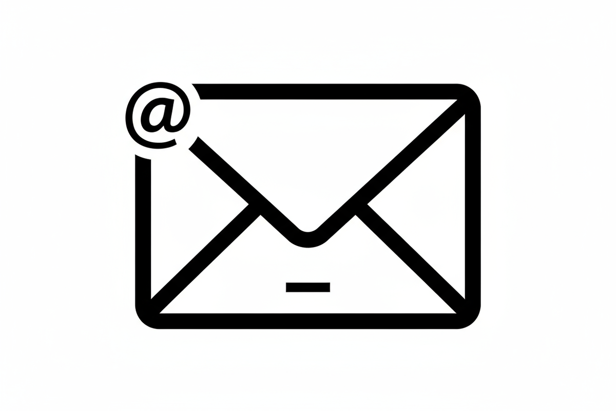 email black icon