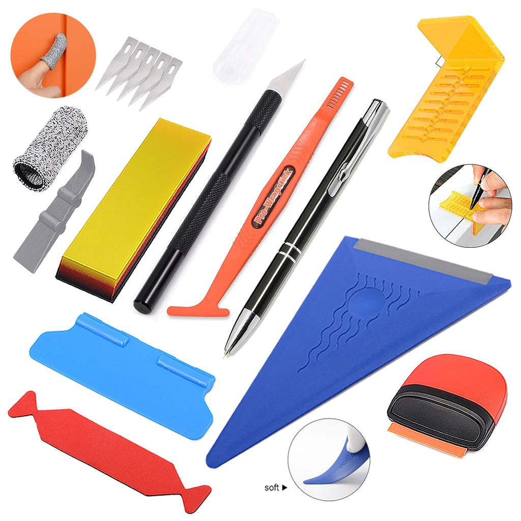 FOSHIO Car Vinyl & Tint Installation Tool Set
